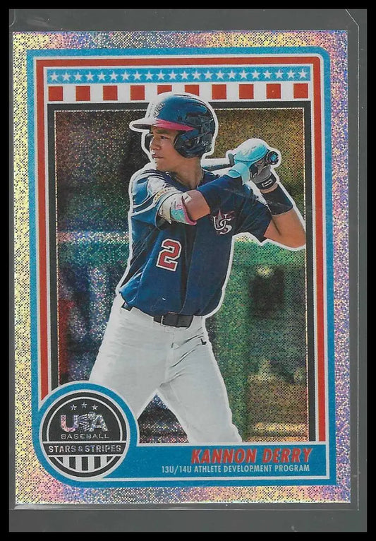 2025 Panini Stars & Stripes USA Baseball Speckle #199 Wilson Andersen - Baseball Card Single