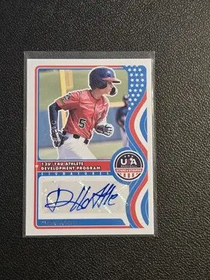 2025 Panini Stars & Stripes USA Dylan Hottle 13U/14U National Signatures - Baseball Card Single