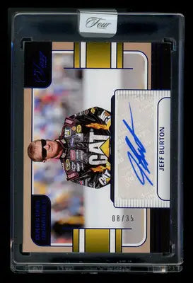 2025 Panini Turn Four Center Stage Signatures Jeff Burton #CSS-JBT Auto 08/35 - Other
