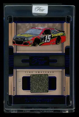 2025 Panini Turn Four Clint Bowyer #TS-CBR 31/49 Tire Swatch Racing - Racing Card Single