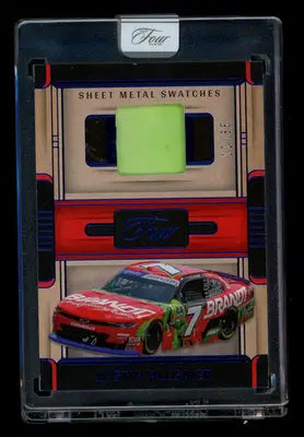 2025 Panini Turn Four Justin Allgaier #SWS-JAL Sheet Metal Swatch 12/35 Racing - Racing Card Single