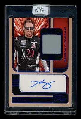 2025 Panini Turn Four Kaz Grala #MA-KAZ 31/49 Autograph Memorabilia Racing
