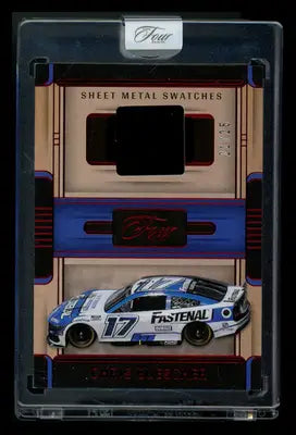 2025 Panini Turn Four Racing Chris Buescher #SWS-CBR Sheet Metal Swatch 21/25 - Racing Card Single