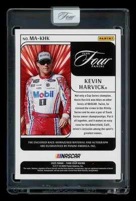 2025 Panini Turn Four Racing Kevin Harvick #MA-KHK 40/49 Autograph Memorabilia - Sports Memorabilia