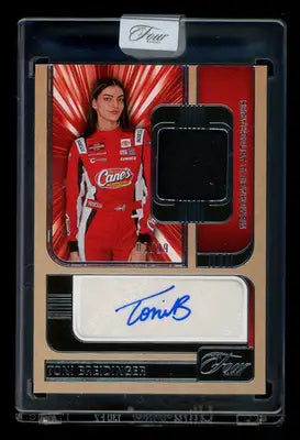 2025 Panini Turn Four Racing Toni Breidinger #MA-TBR Autograph Patch 02/99 - Racing Card Single