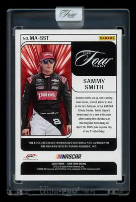 2025 Panini Turn Four Sammy Smith #MA-SST 47/75 Autograph Memorabilia Racing - Racing Card Single