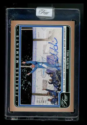 2025 Panini Turn Four Timeless Moments Austin Hill #TM-AHL 06/49 Racing - Racing Card Single
