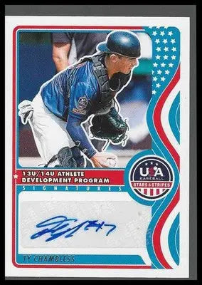 2025 Panini USA Baseball 13U/14U Nat Team Signatures #NTS-TC Ty Chambless - Baseball Card Single