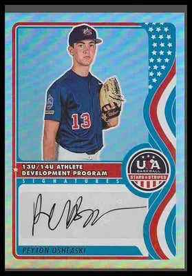 2025 Panini USA baseball 13U14U Nat Team Signatures #NTS-PO Peyton Osheaski