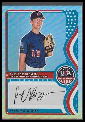 2025 Panini USA Baseball 13U14U Nat Team Signatures #NTS-PO Peyton Osheaski - Baseball Card Single