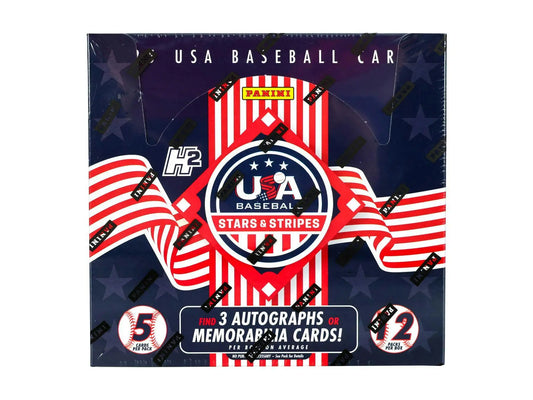 2025 Panini USA Stars & Stripes Baseball H2 Box - Sports Card Hobby Boxes