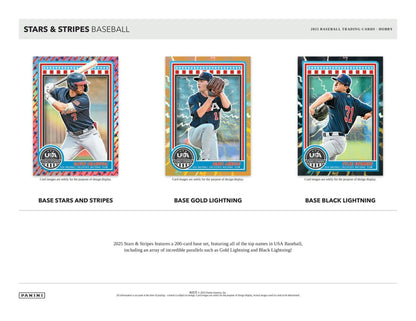 2025 Panini USA Stars & Stripes Baseball Hobby Box - Sports Card Hobby Boxes