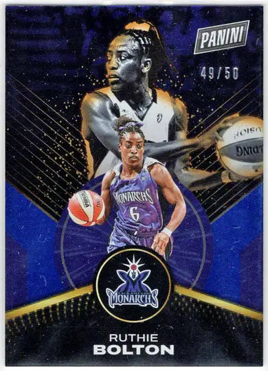 2025 Panini WNBA Player of the Day Blue Parallel Card 51 Ruthie Bolton 49/50 - Basketball Card Single