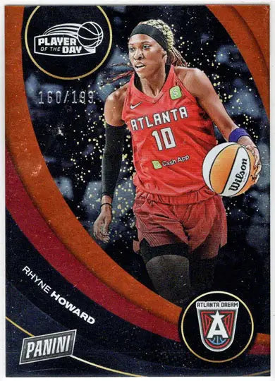 2025 Panini WNBA Player of the Day Orange Parallel Card 41 Rhyne Howard 160/199 - Basketball Single