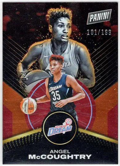 2025 Panini WNBA Player of the Day Orange Parallel Card 70 McCoughtry 101/199 - Basketball Card Single