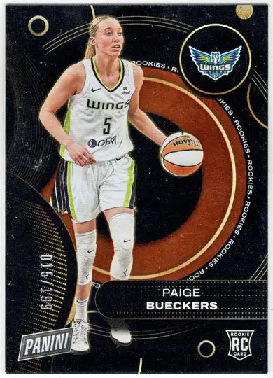 2025 Panini WNBA Player of the Day Orange Parallel Card RC1 Paige Bueckers /199 - Basketball Card Single
