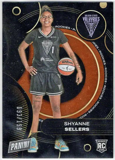 2025 Panini WNBA Player of the Day Orange Parallel Card RC13 Shyanne Sellers/199 - Basketball Card Single