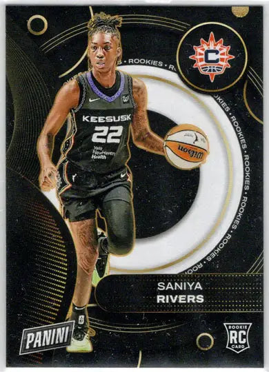 2025 Panini WNBA Player of the Day Rookie Card RC7 Saniya Rivers - Basketball Card Single
