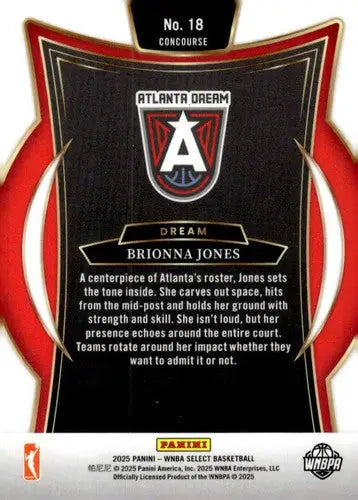 2025 Panini WNBA Select #18 Brionna Jones NM Near Mint Concourse ID:83475 - Basketball Card Single