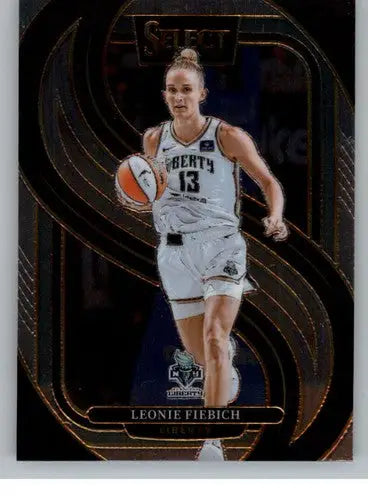 2025 Panini WNBA Select #199 Leonie Fiebich NM Near Mint Premier Level ID:83782 - Basketball Card Single