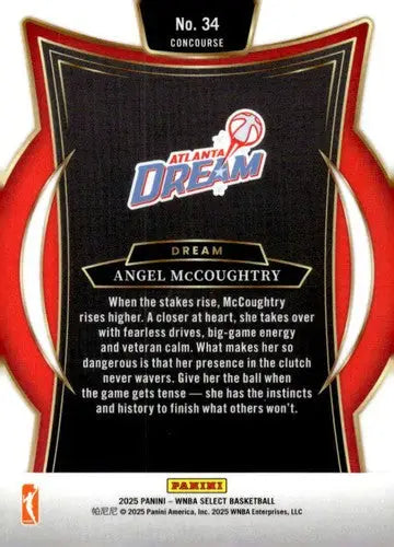 2025 Panini WNBA Select #34 Angel McCoughtry NM Near Mint Concourse ID:83354 - Basketball Card Single