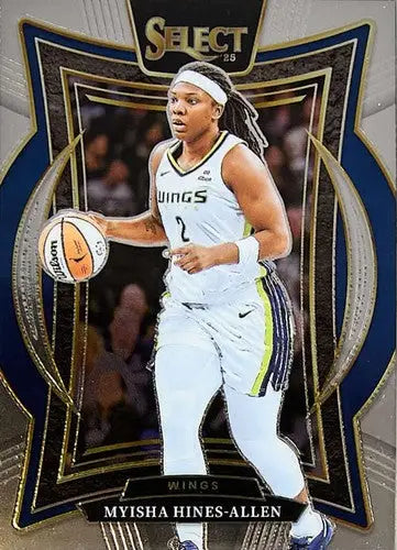 2025 Panini WNBA Select #39 Myisha Hines-Allen NM Near Mint Concourse ID:83483 - Basketball Card Single