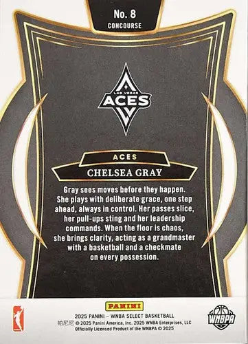 2025 Panini WNBA Select #8 Chelsea Gray NM Near Mint Concourse ID:83420