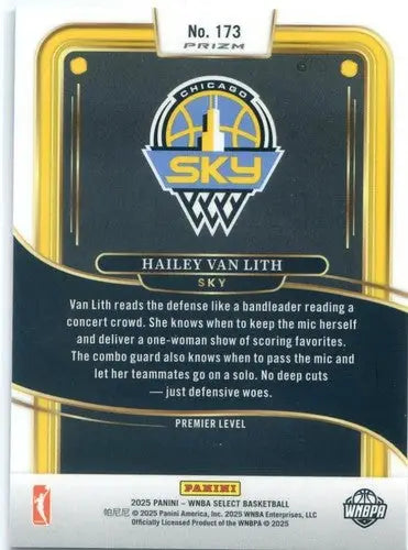 2025 Panini WNBA Select Pink Flash Prizms #173 Hailey Van Lith NM Near ID:83431