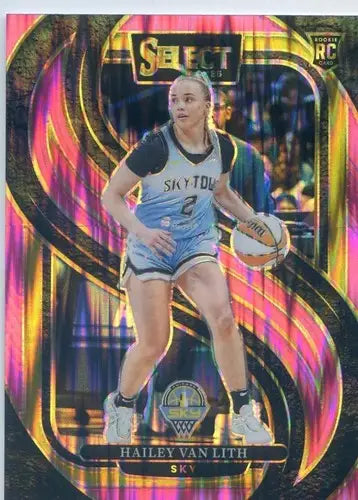 2025 Panini WNBA Select Pink Flash Prizms #173 Hailey Van Lith NM Near ID:83431