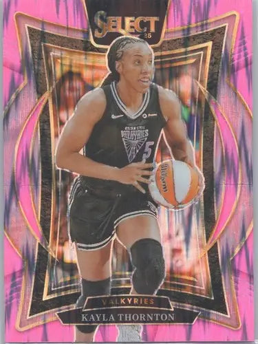 2025 Panini WNBA Select Pink Flash Prizms #22 Kayla Thornton NM Near Mi ID:83843