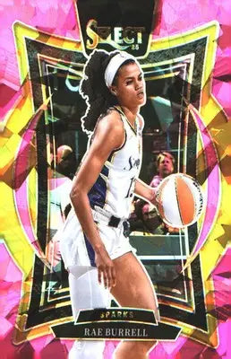 2025 Panini WNBA Select Pink Ice Prizm # Rae Burrell - Basketball Card Single