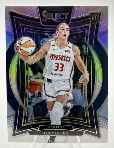 2025 Panini WNBA Select Silver Prizms #40 Lucy Olsen NM Near Mint Conco ID:83847
