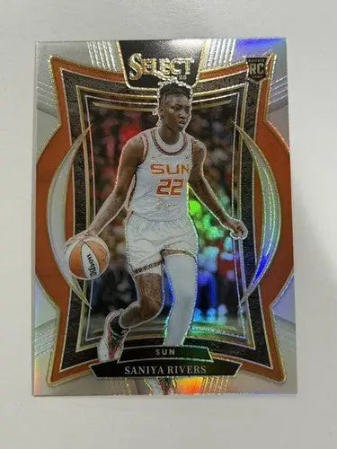 2025 Panini WNBA Select Silver Prizms #52 Saniya Rivers NM Near Mint Co ID:83433 - Basketball Card Single