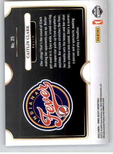 2025 Panini WNBA Select Snapshots #25 Caitlin Clark NM Near Mint ID:83841