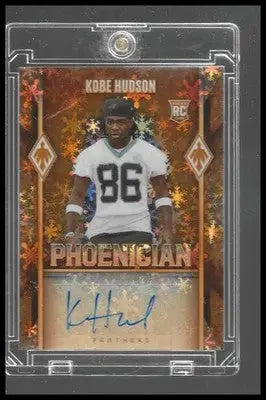 2025 Phoenix Phoenician Penmanship Winter PHP-KHN Kobe Hudson #/149 Auto - Football Card Single