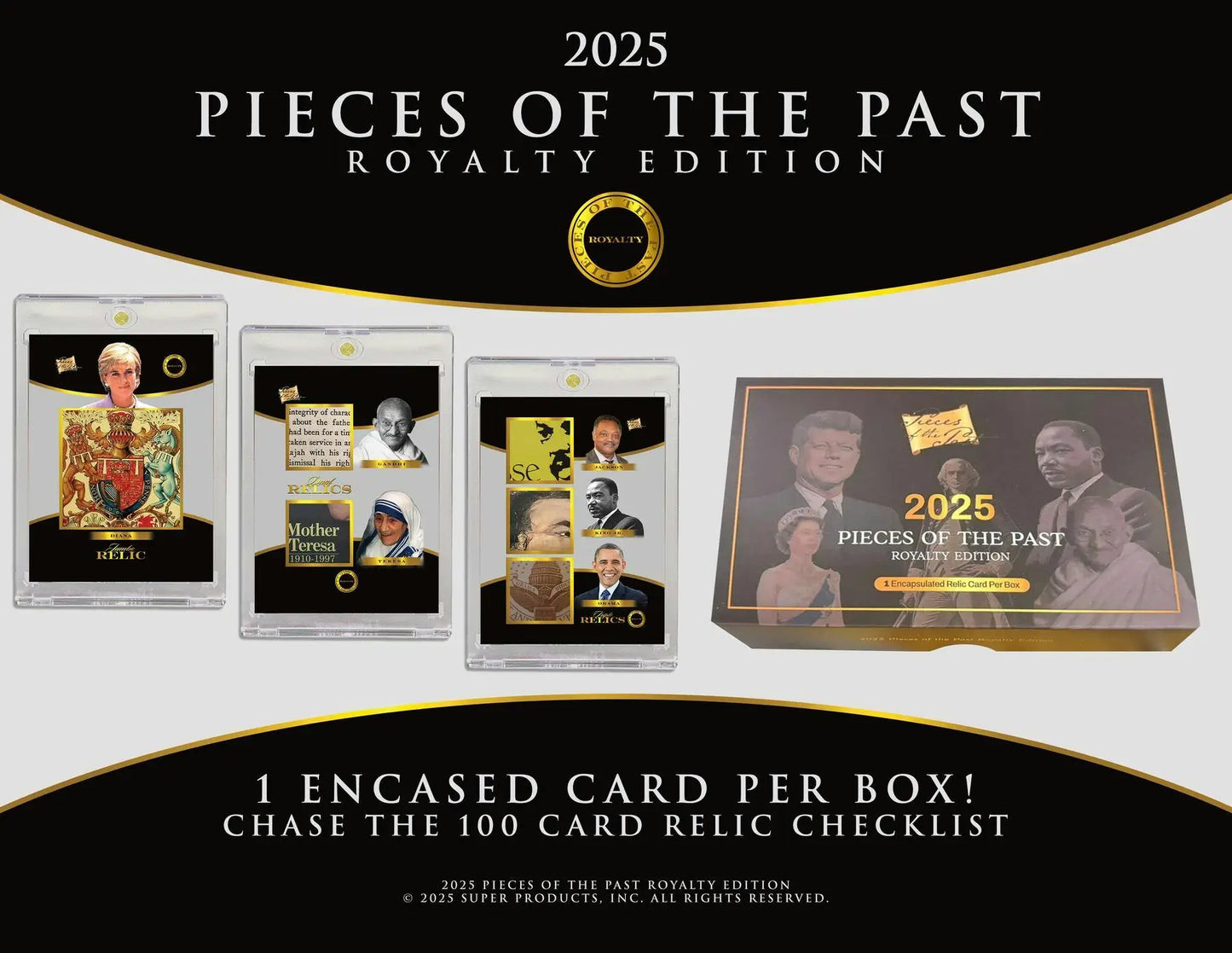 2025 Pieces of the Past Royalty Edition Hobby Box | Columbia Sports Cards - Sports Card Hobby Boxes