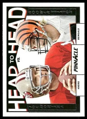 2025 Pinnacle Head to Head Encore Joe Montana Boomer Esiason #14 Football - Football Card Single