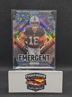 2025 Prizm No Huddle Jack Beach Emergent Rookie #11 - Football Card Single