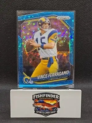 2025 Prizm No Huddle Vince Ferragamo #240 Blue Disco /125 - Football Card Single