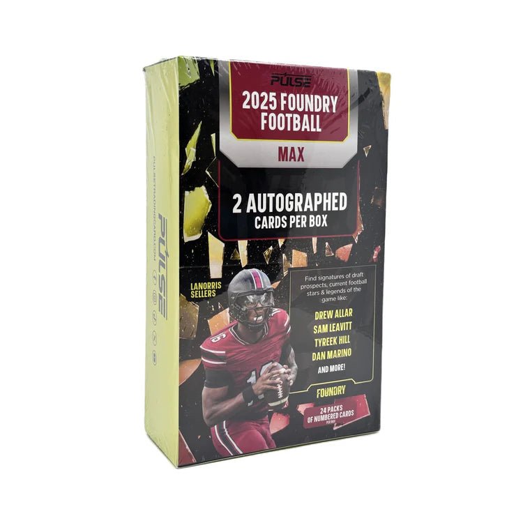 2025 Pulse Foundry Football Max Box
Pulse Foundry Football autograph card
Pulse Foundry Football encased low-numbered card