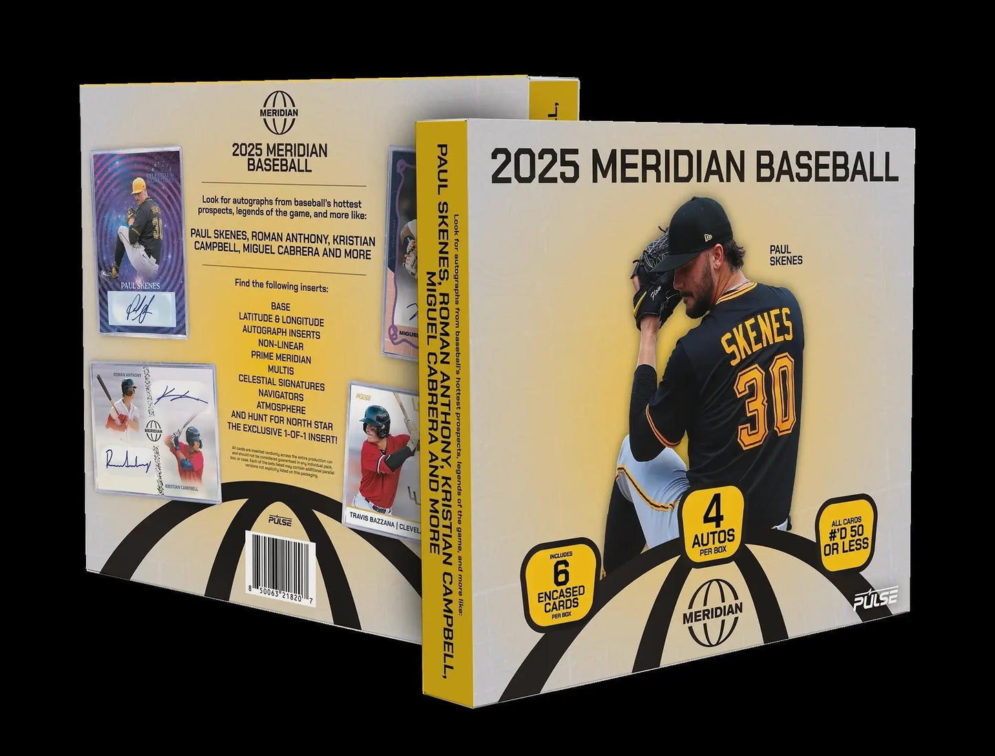 2025 Pulse Meridian Baseball Hobby Box - Sports Card Hobby Boxes