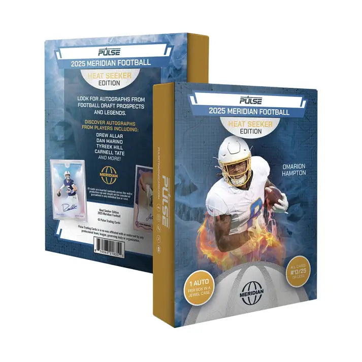 2025 Pulse Meridian Football Heat Seeker Edition Box | Columbia Sports Cards - Sport Card Hobby Boxes