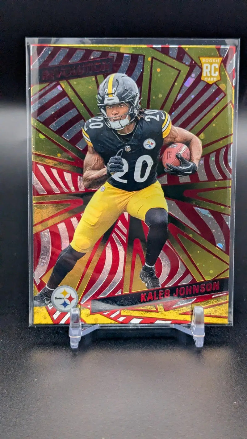 2025 Revolution Football Kaleb Johnson #223 Red Astro (RC)???????????? - Football Card Single