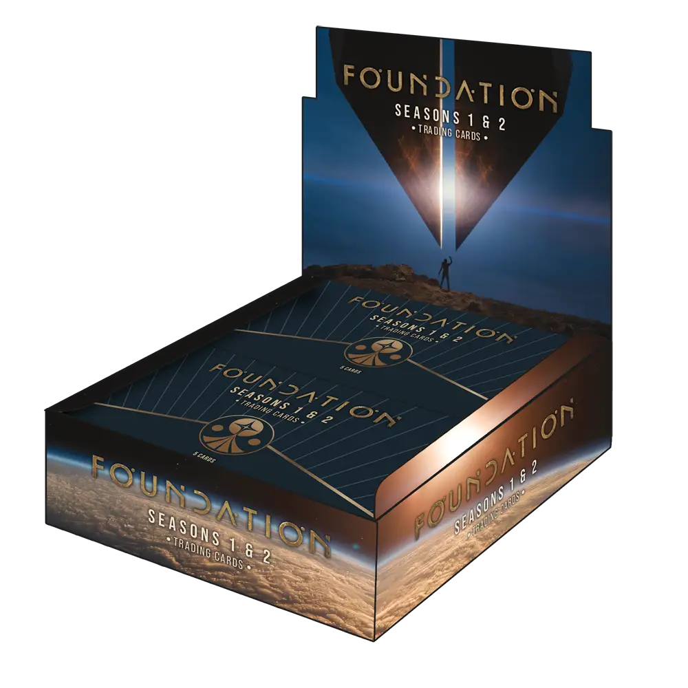 Hobby box with trading card packs for Rittenhouse Foundation Seasons 1 & 2