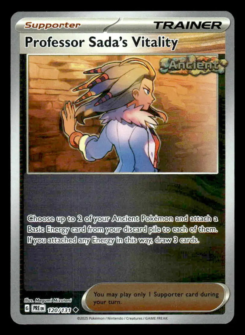 2025 S&V: Prismatic Evolutions Professor Sada’s Vitality #120/131 Reverse Holo - Pokémon Card Single