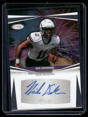 2025 SAGE Autographs Nick DeGennaro #A-ND Football - Football Card Single