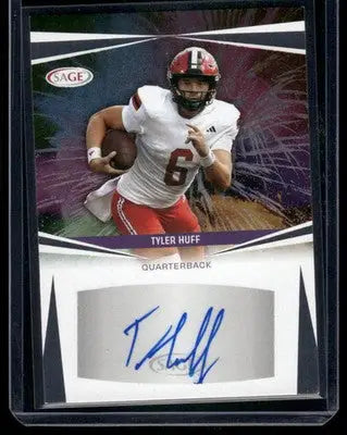 2025 SAGE Autographs Tyler Huff #A-TH3 Football - Football Card Single
