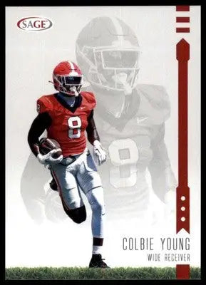 2025 SAGE HIT - Red Colbie Young 58 San Francisco 49ers