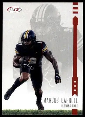 2025 SAGE HIT - Red Marcus Carroll 23 Arizona Cardinals