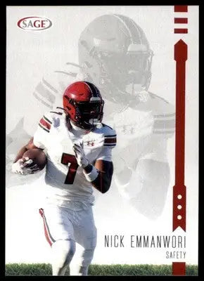 2025 SAGE HIT - Red Nick Emmanwori 69 South Carolina Gamecocks